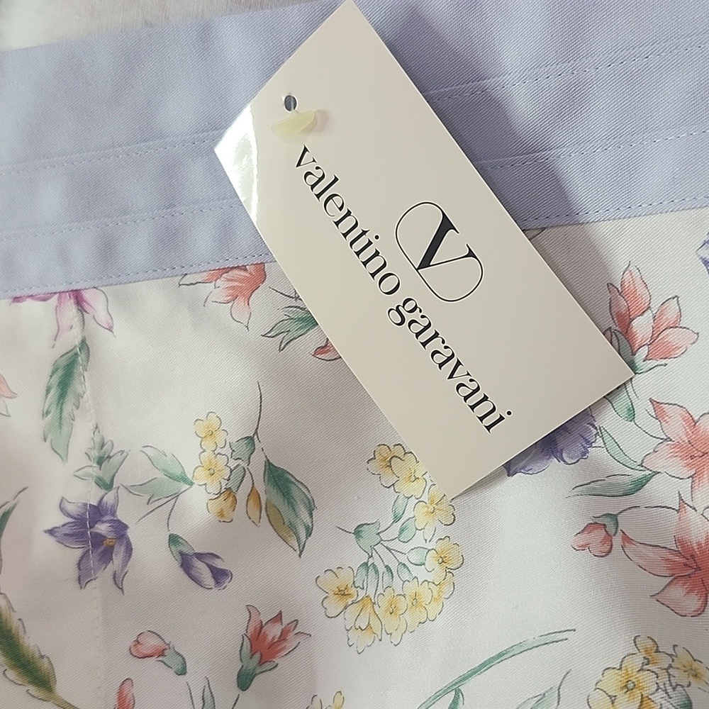 Valentino Garavani Apron NWT Rare Floral Cotton Luxury Gift O/S W/Box W/Pockets - Picture 8 of 12